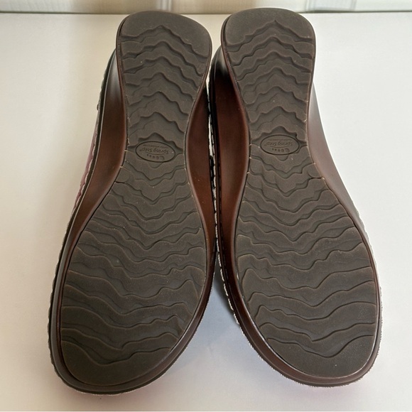 L'ATISTE by Spring Step Rokas leather size 8 Red and Brown Clogs Art to wear - Picture 5 of 12